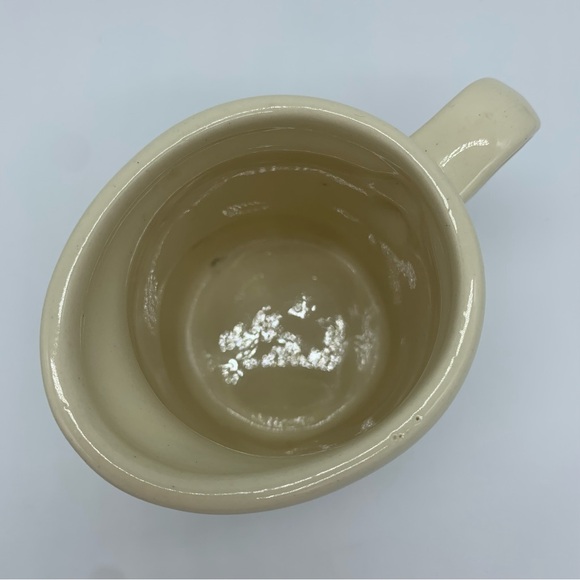 Vintage, McCoy Potter, #1414 Creamer With Blue and Pink Stripes, USA - Picture 4 of 5